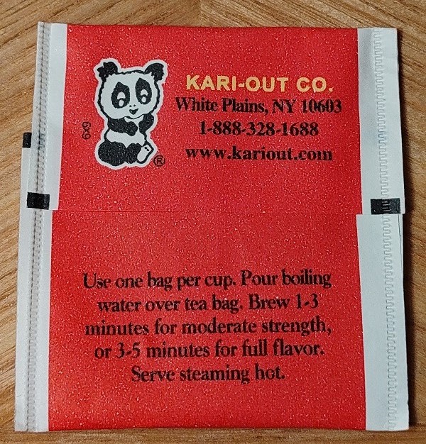 Kari Out Chinese Oolong Tea Bag